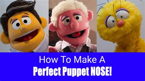 muppet with pencil in nose.